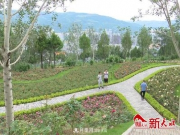 甘肃天水北山月季生态园，打开月季花海
