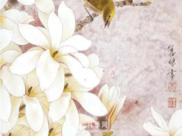 怎样画白玉兰工笔画，白玉兰工笔画详细步骤